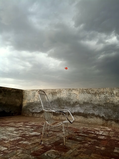 Cloudy weather from rooftop