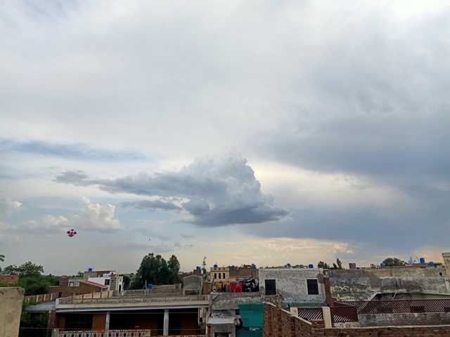 Cloud with a town view 