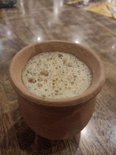Mud pot traditional tea