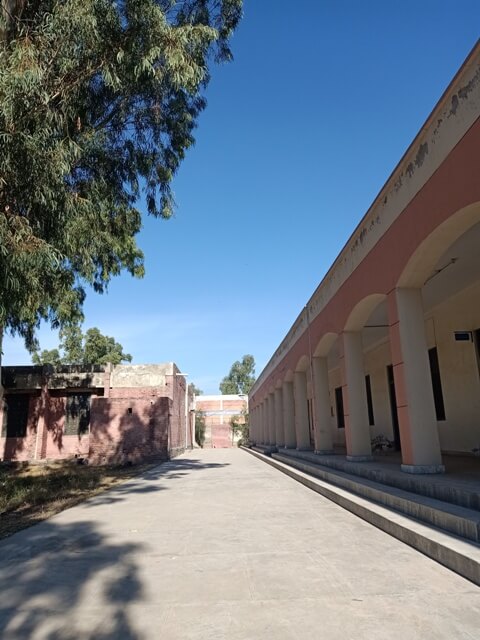 Corridor of an institute building