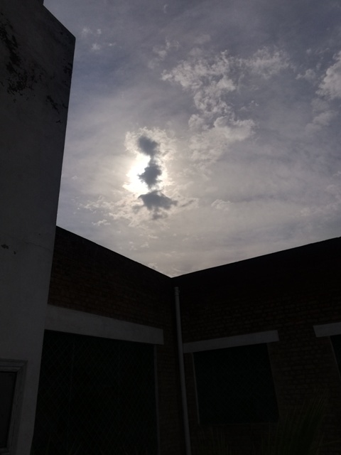 Beautiful cloud with sun