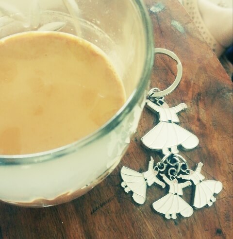 Sufi key ring with tea