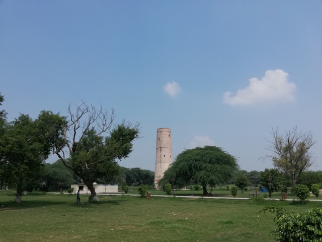 Beautiful view of hiran minar garden