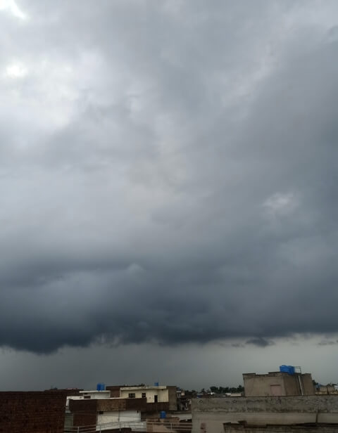 Dark clouds before rain 