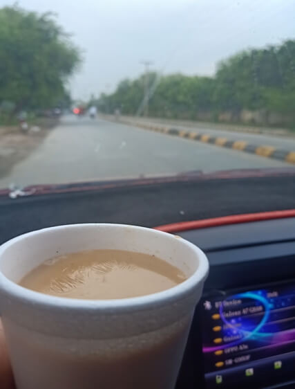 Road trip tea break