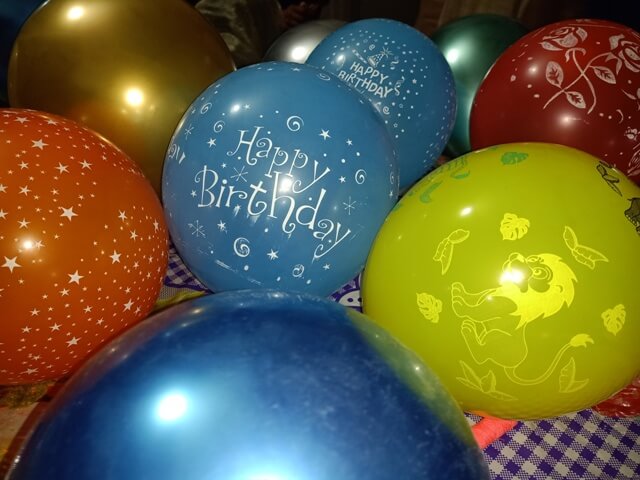Happy Birthday Balloons 