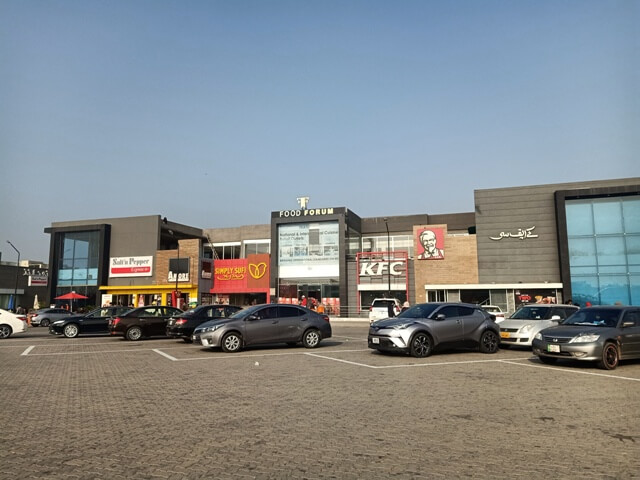 Road side food court area 