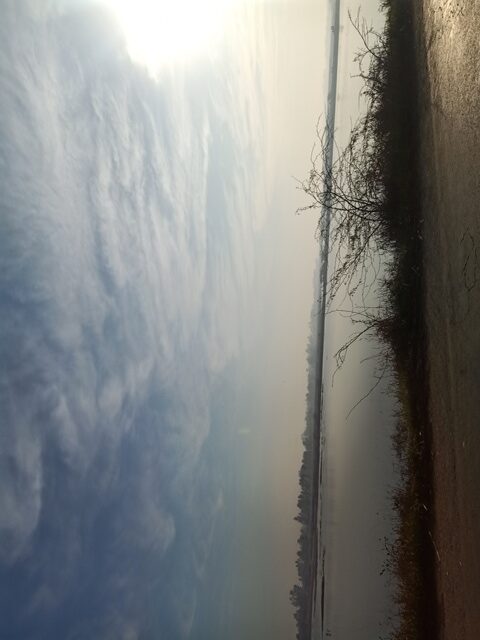 Sky and lake view 