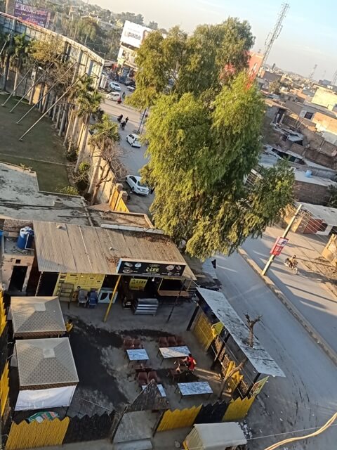 Building view from rooftop 