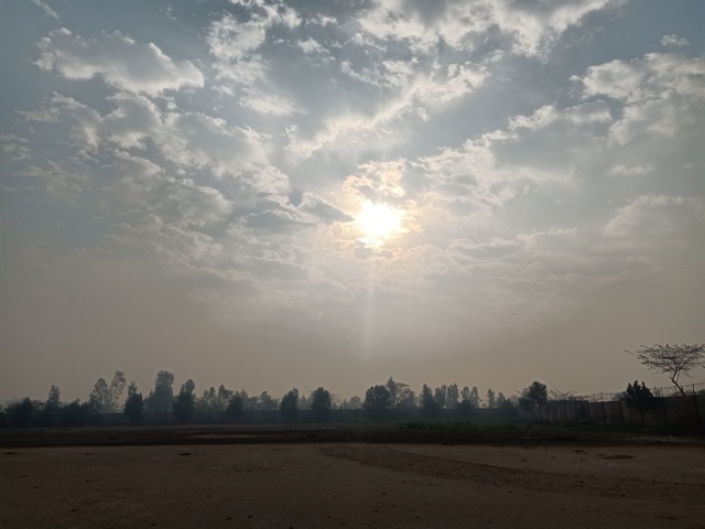 Mesmerizing clouds and sunrise 