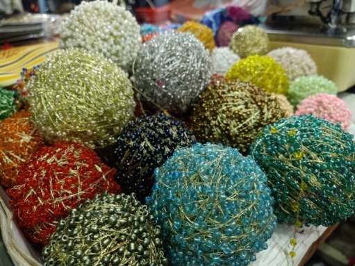 Balls of beads string 